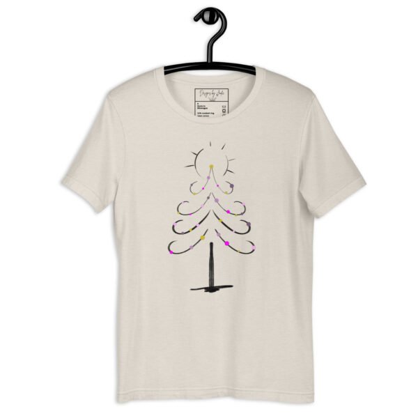 Women's "Christmas Tree Bright" Graphic t-shirt - Image 13