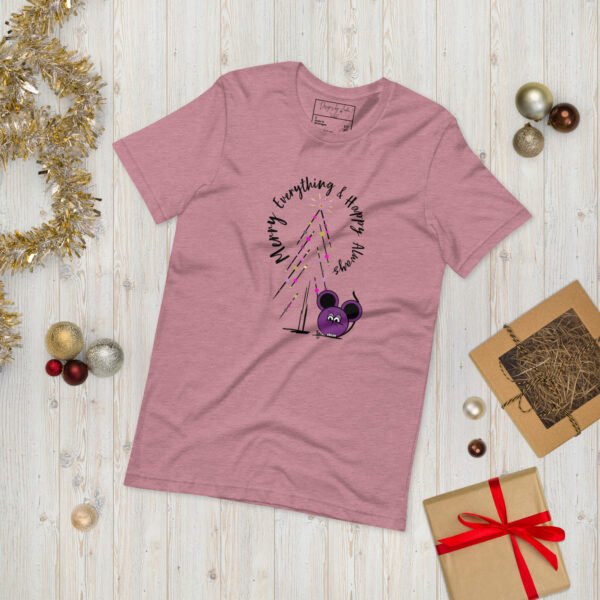 Women's "Merry Everything & Happy Always" graphic t-shirt - Image 13