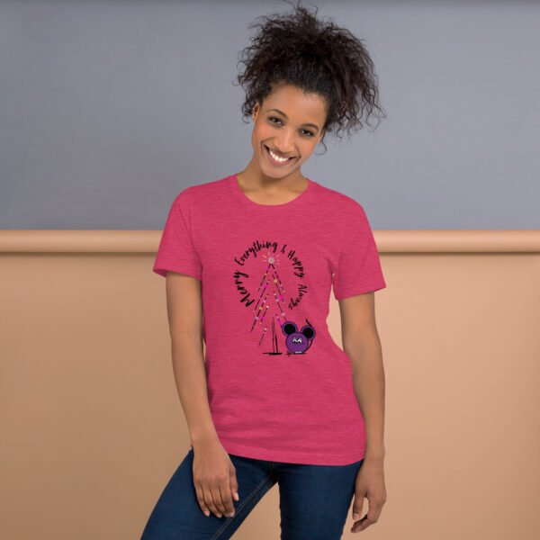 Women's "Merry Everything & Happy Always" graphic t-shirt - Image 3