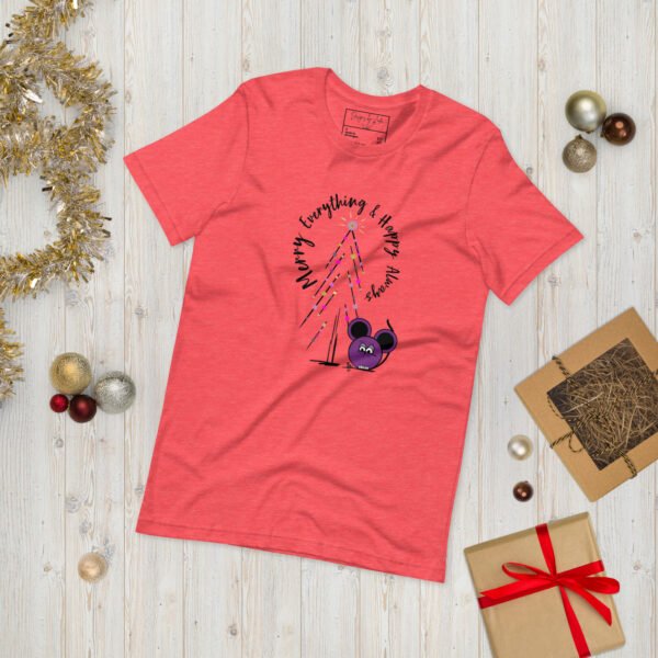 Women's "Merry Everything & Happy Always" graphic t-shirt - Image 11