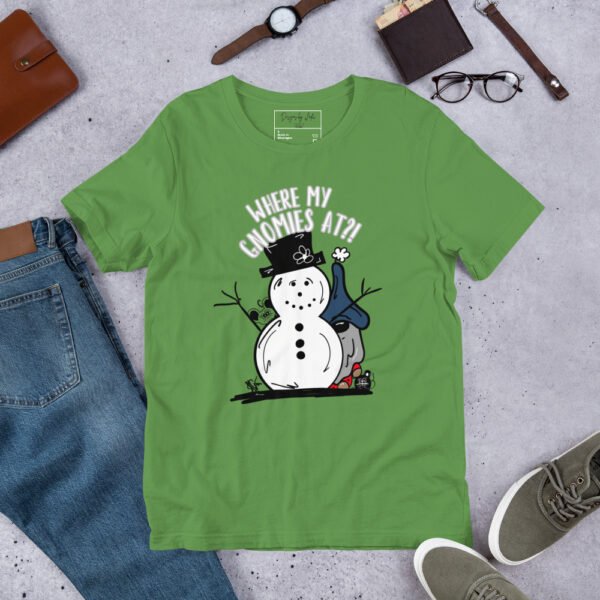 "Where My Gnomies At?!" Graphic t-shirt - Image 13