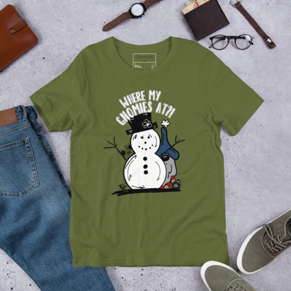 "Where My Gnomies At?!" Graphic t-shirt