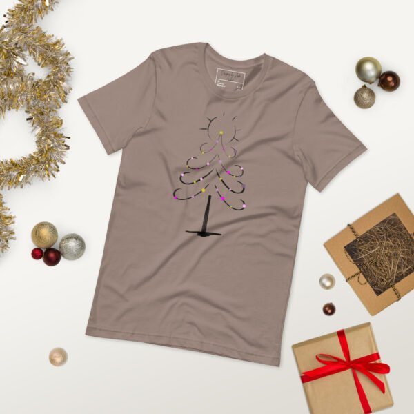 Women's "Christmas Tree Bright" Graphic t-shirt - Image 8