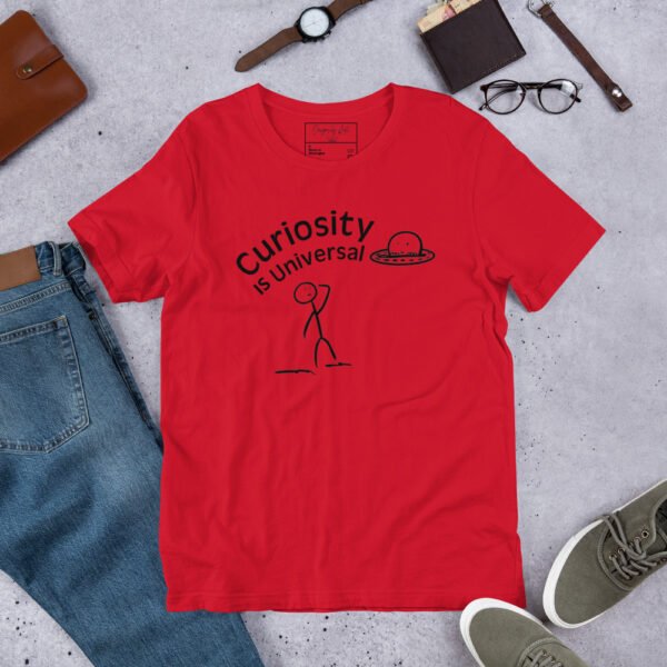 "Curiosity Is Universal" Graphic t-shirt - Image 14