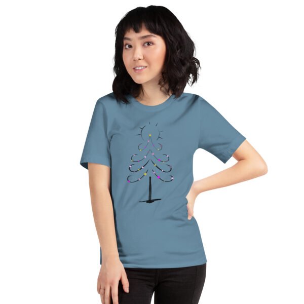 Women's "Christmas Tree Bright" Graphic t-shirt - Image 2