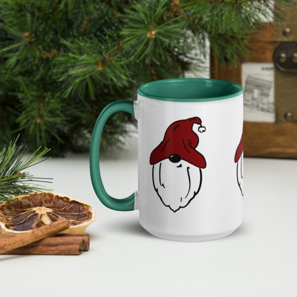 "Red Hat Gnome" Mug with Color Inside - Image 9