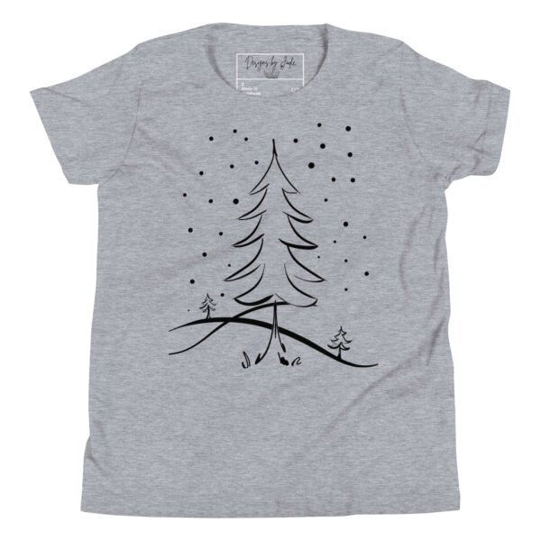 Kids " Winter Wonderland Tree" Short Sleeve T-Shirt - Image 12