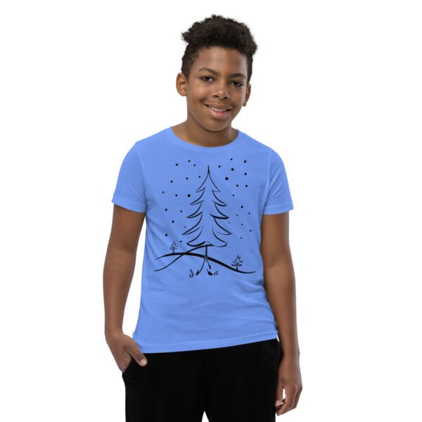 Kids " Winter Wonderland Tree" Short Sleeve T-Shirt - Image 4