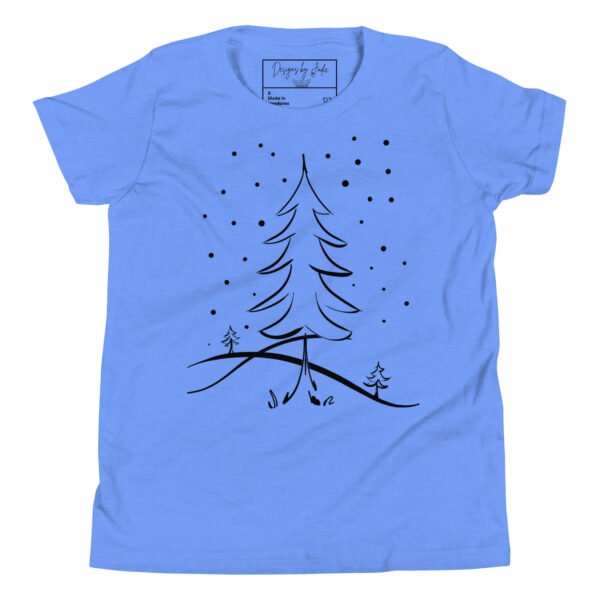Kids " Winter Wonderland Tree" Short Sleeve T-Shirt - Image 11