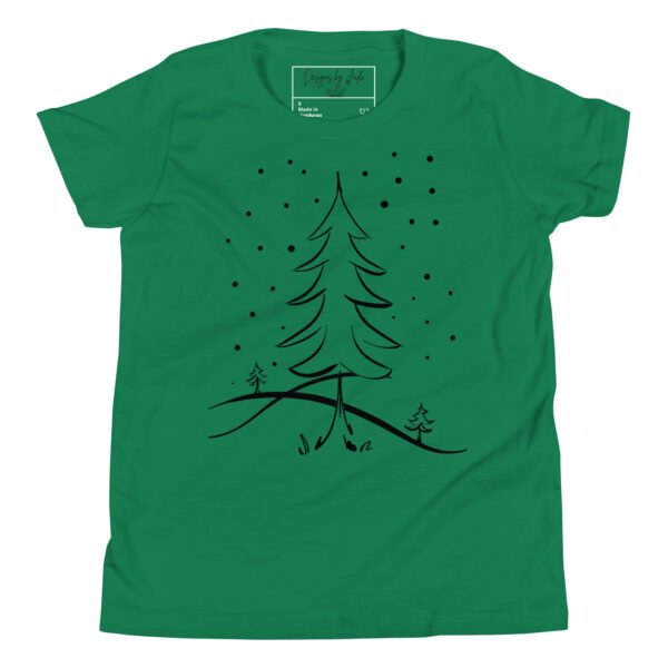 Kids " Winter Wonderland Tree" Short Sleeve T-Shirt - Image 10