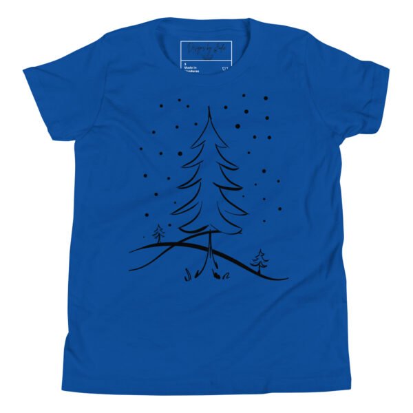 Kids " Winter Wonderland Tree" Short Sleeve T-Shirt - Image 7