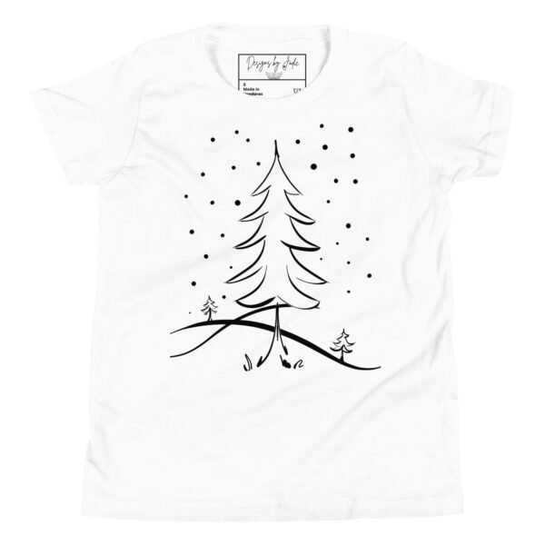 Kids " Winter Wonderland Tree" Short Sleeve T-Shirt - Image 14