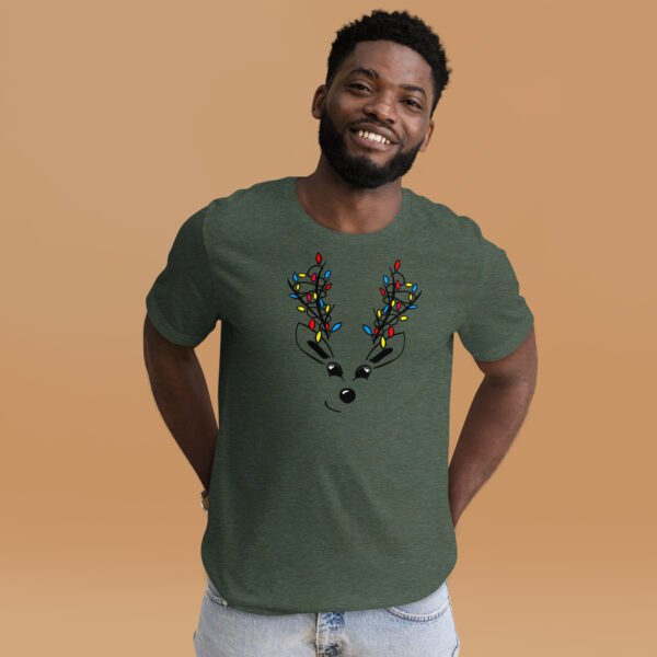 Men's "His Antler Adornments" graphic t-shirt - Image 3