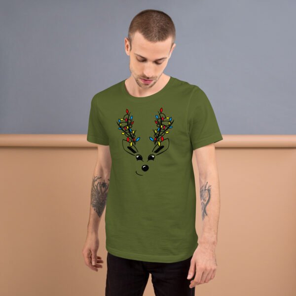 Men's "His Antler Adornments" graphic t-shirt - Image 6