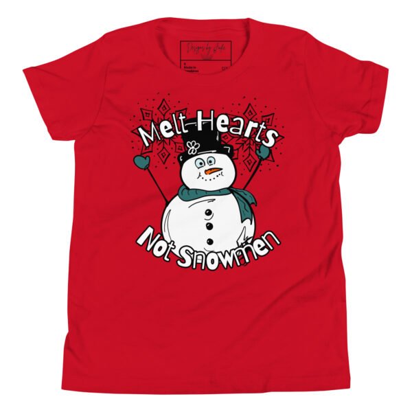Kids "Melt Hearts, Not Snowmen" Short Sleeve T-Shirt